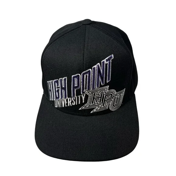 High Point University Panthers HPU Adidas Wool Snapback Hat Cap North Carolina - Picture 2 of 11